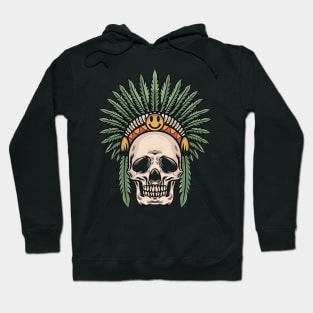 Skull hair Hoodie